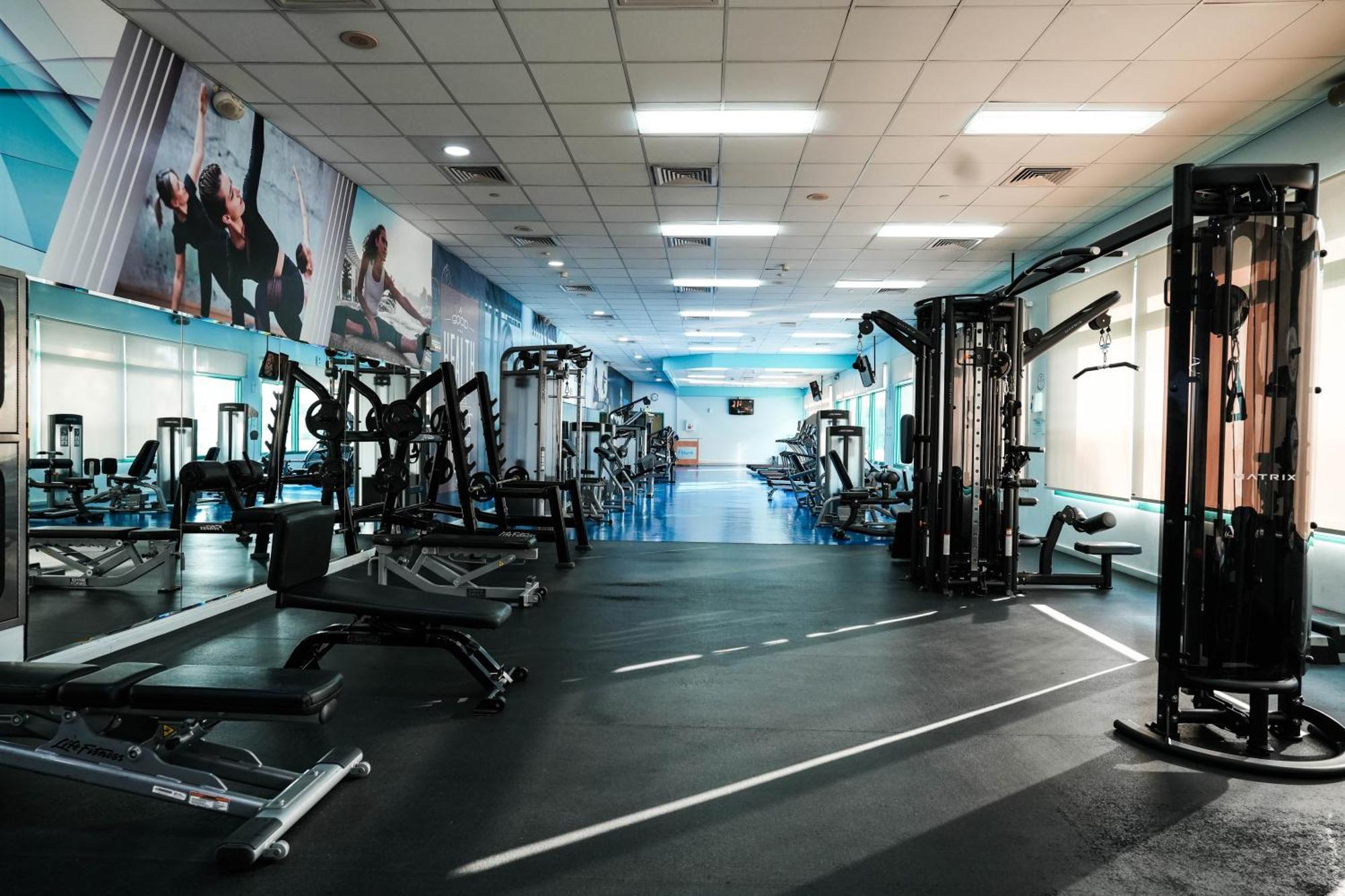 Mövenpick Grand Al Bustan Hotell Dubai Exteriör bild The gym at the National Training Centre, Loughborough University